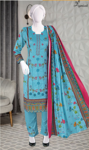 Noor e Azal 3 Piece Embroidered Lawn D-991-A/B