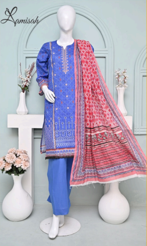 Noor e Azal 3 Piece Embroidered Lawn D-20775