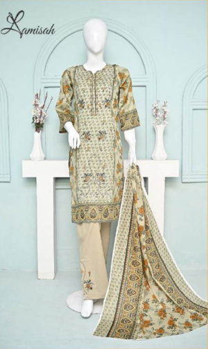 Noor e Azal 3 Piece Embroidered Lawn D-995-A/B
