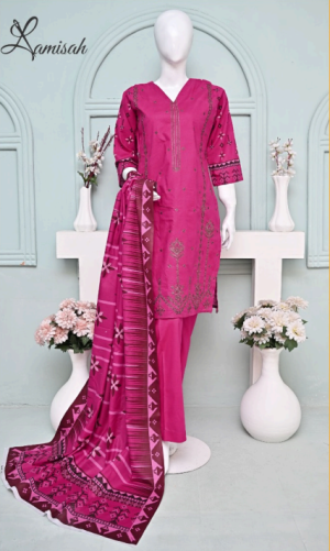 Noor e Azal 3 Piece Embroidered Lawn D-2452