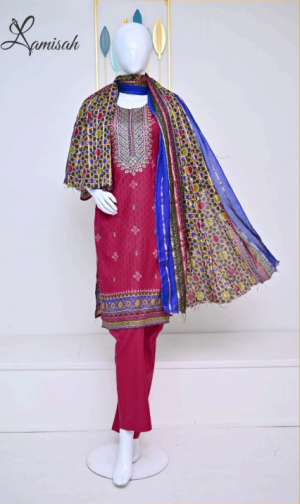 Noor e Azal 3 Piece Embroidered Lawn D-313