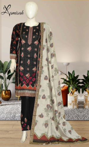 Noor e Azal 3 Piece Embroidered Lawn D-20787