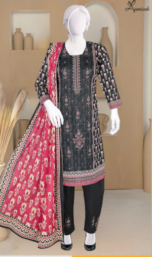 Noor e Azal 3 Piece Embroidered Lawn D-20722