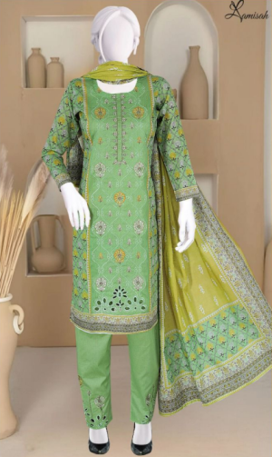 Noor e Azal 3 Piece Embroidered Lawn D-20723