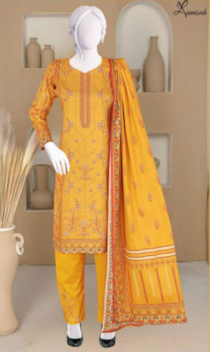 Noor e Azal 3 Piece Embroidered Lawn D-20726