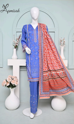 Noor e Azal 3 Piece Embroidered Lawn D-2126