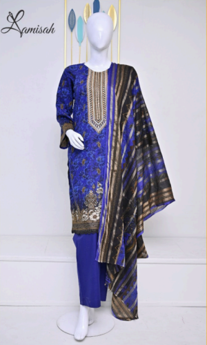 Noor e Azal 3 Piece Embroidered Lawn D-314