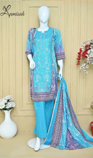 Noor e Azal 3 Piece Embroidered Lawn D-998-A/B/C