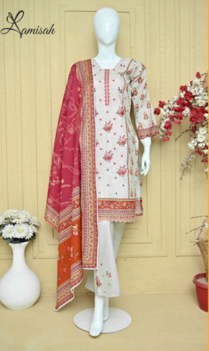 Noor e Azal 3 Piece Embroidered Lawn D-20786