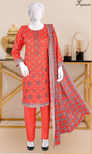 Noor e Azal 3 Piece Embroidered Lawn D-2253