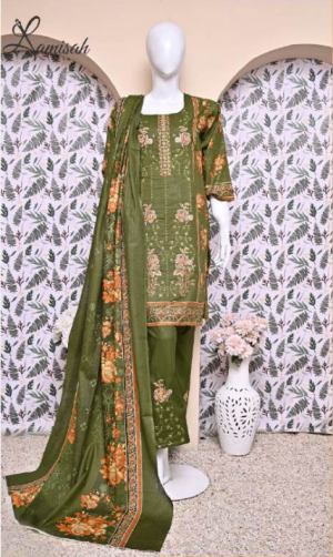 Noor e Azal 3 Piece Embroidered Lawn D-1335-A/B