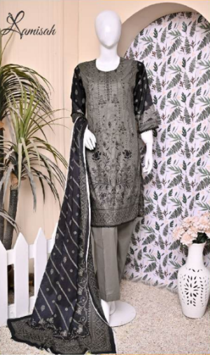 Noor e Azal 3 Piece Embroidered Lawn D-201-A/B