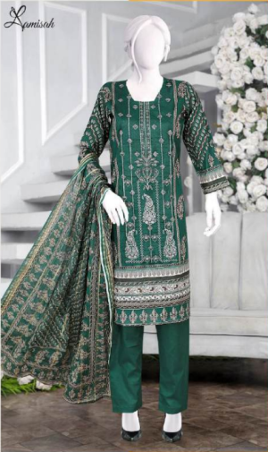 Noor e Azal 3 Piece Embroidered Lawn D-211-A/B