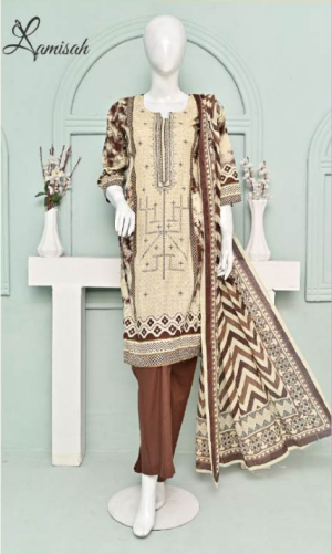 Noor e Azal 3 Piece Embroidered Lawn D-219-A/B